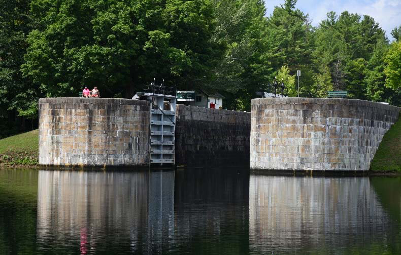 Into the lock...