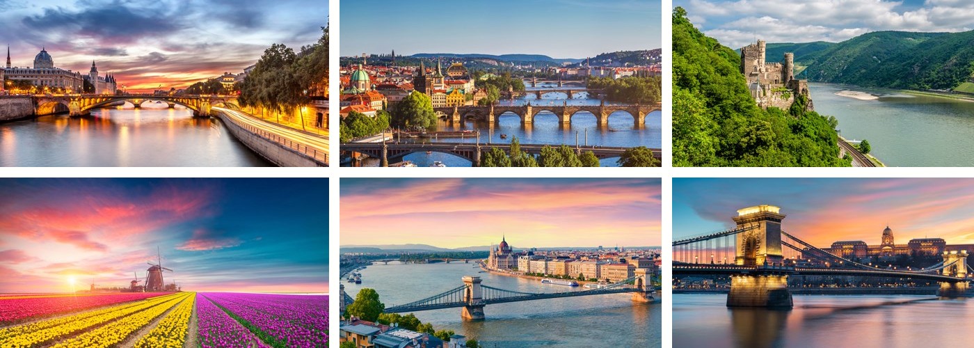 Small-ship cruise routes in Europe
