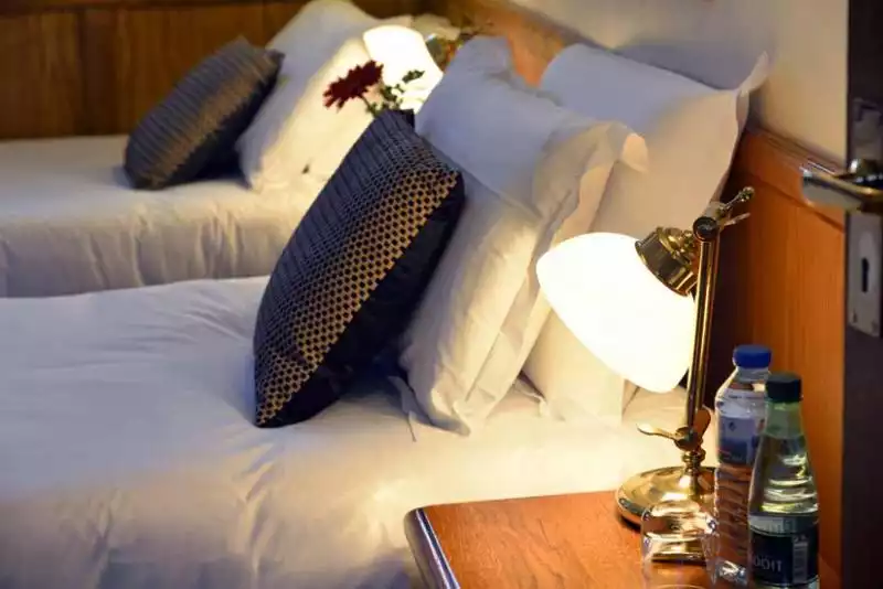Cabins are very comfortable with special touches