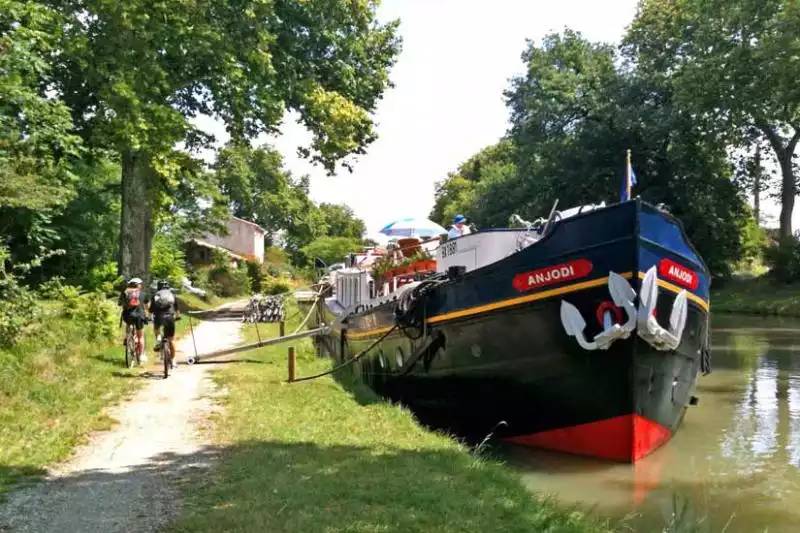 Cycling along the canal