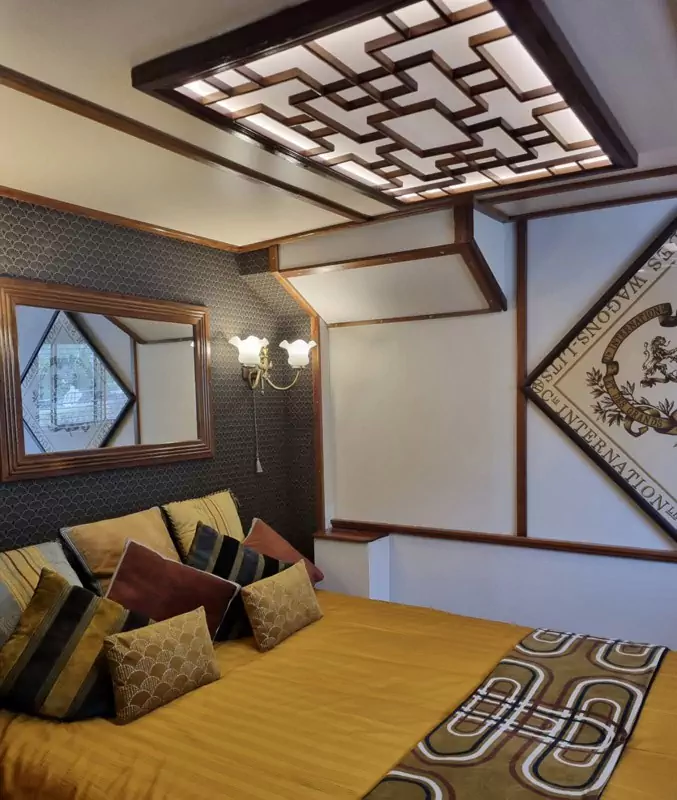 The suites are spacious