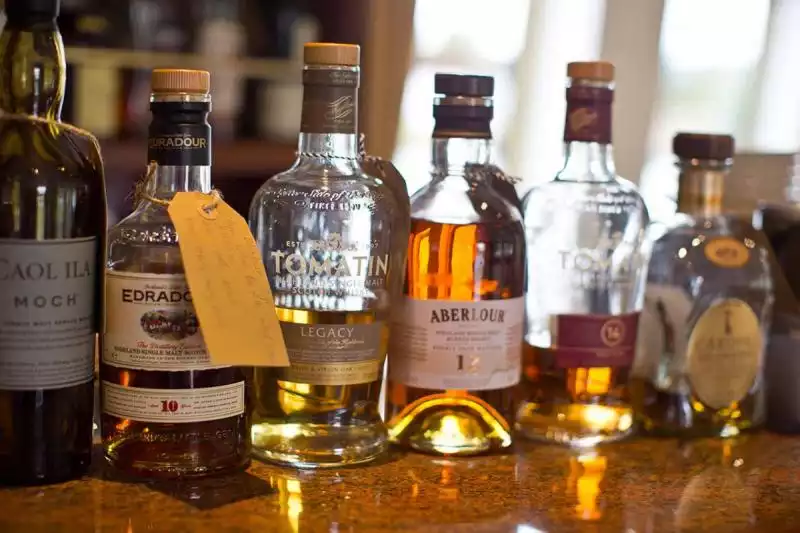 Spirits are of course served on the Spirit of Scotland