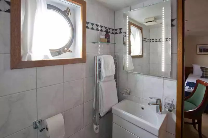 Bathrooms are spacious