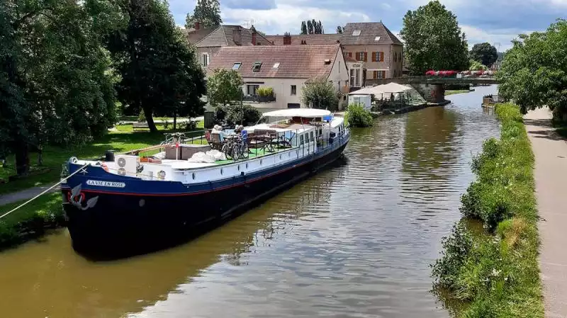 Canal du Centre mooring