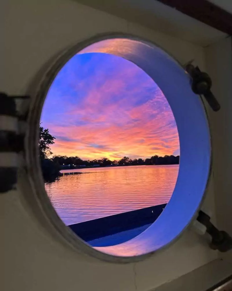 Looking through the porthole