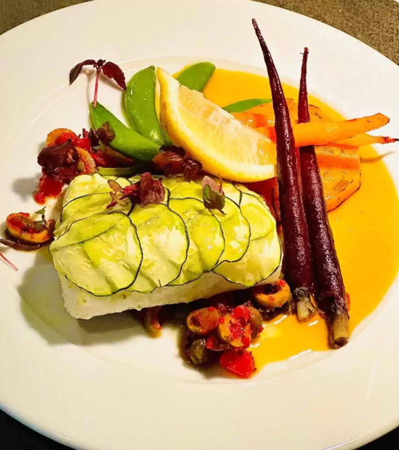 Fine cuisine with fresh ingredients