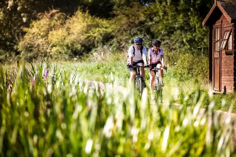 Cycling along the canal