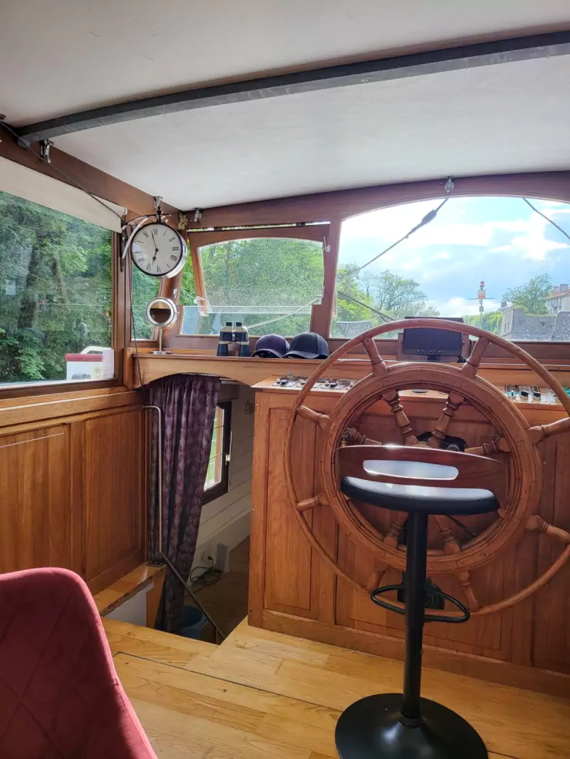 Inside the wheel house