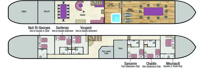 La Belle Epoque deck plan