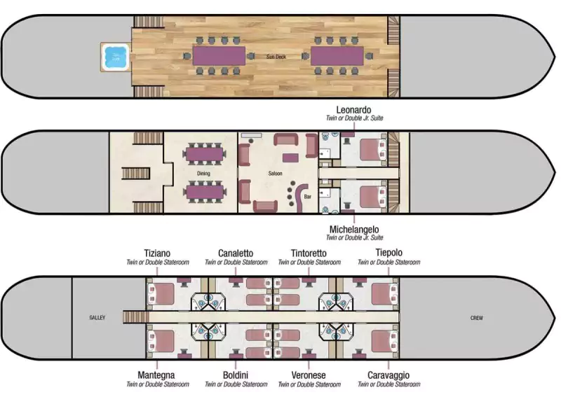 La Bella Vita deck plan