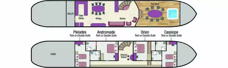 Enchanté deck plan