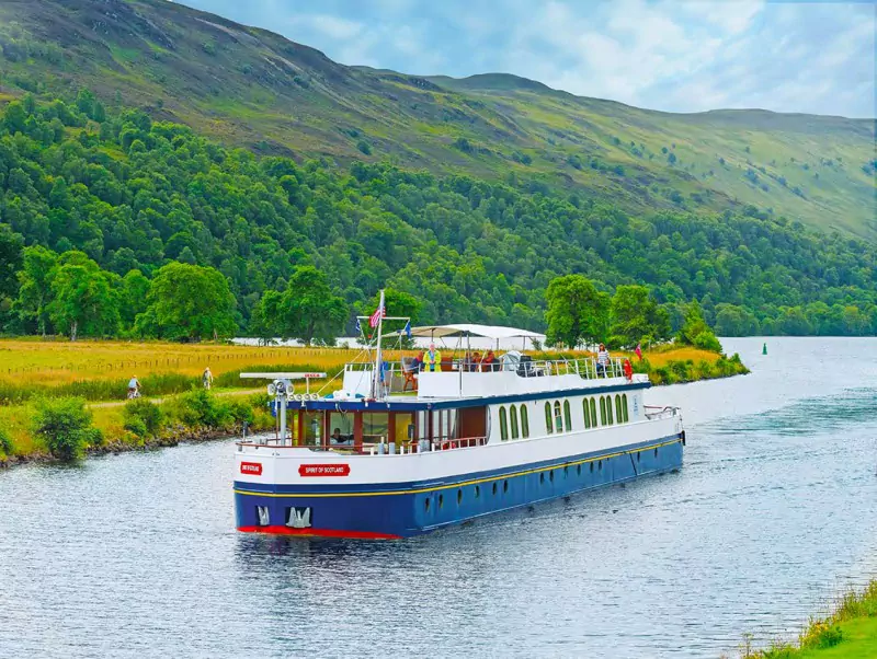 Luxury barge Spirit of Scotland