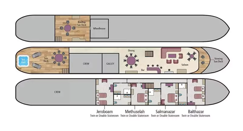 Kir Royale deck plan