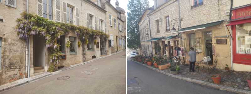 V&eacute;zelay village streets
