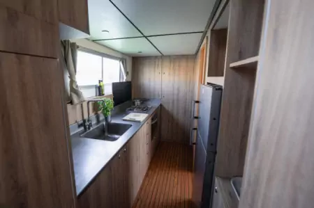 Galley on board the Neo