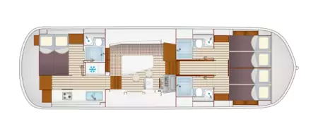 Boat plan Locaboat Penichette Neo Locaboat